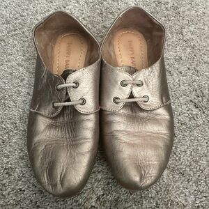 Poppy Barley gold oxfords